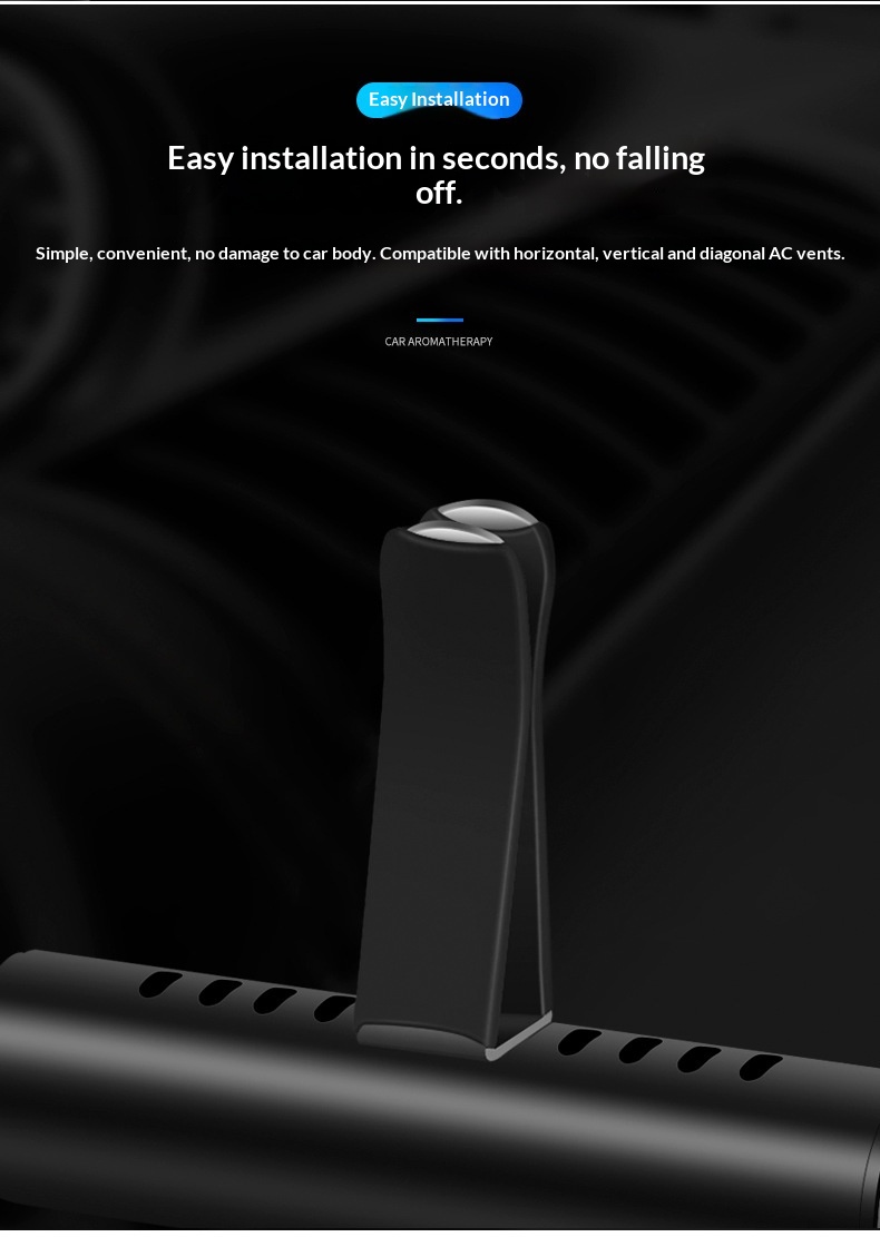 Bil luftfräschare clip ventilationsparfym doft dekoration_voghion.com