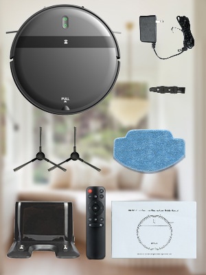 New Product Personalized Robot Vacuum-Wi-Fi Connectivity_voghion.com