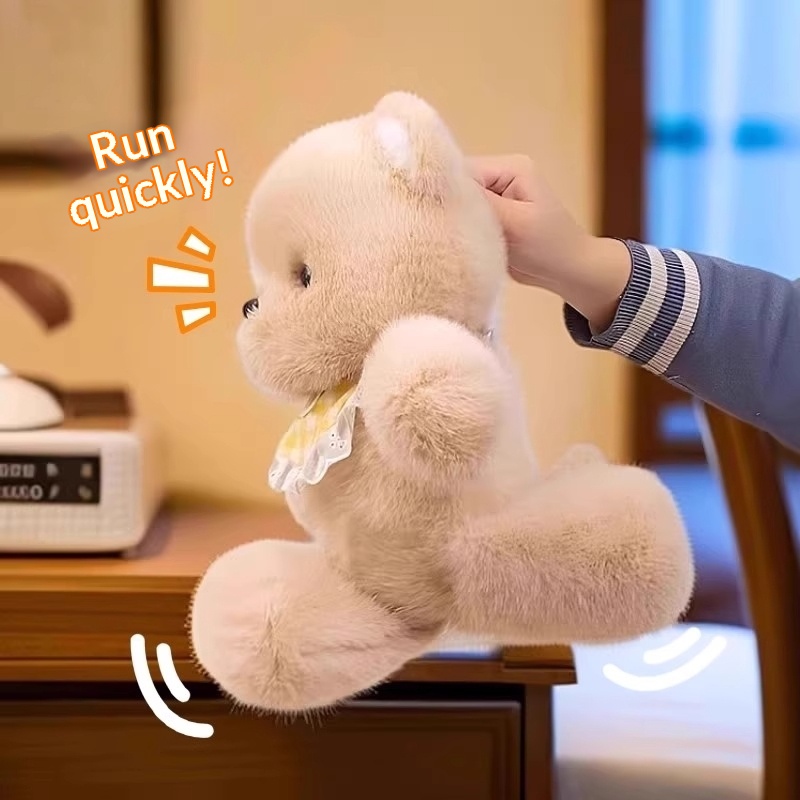 Cute Running Bear Plush Elephant Doll, Stuffed Toy, Cat Pillow For Sleeping, Birthday Gift Wholesale_voghion.com