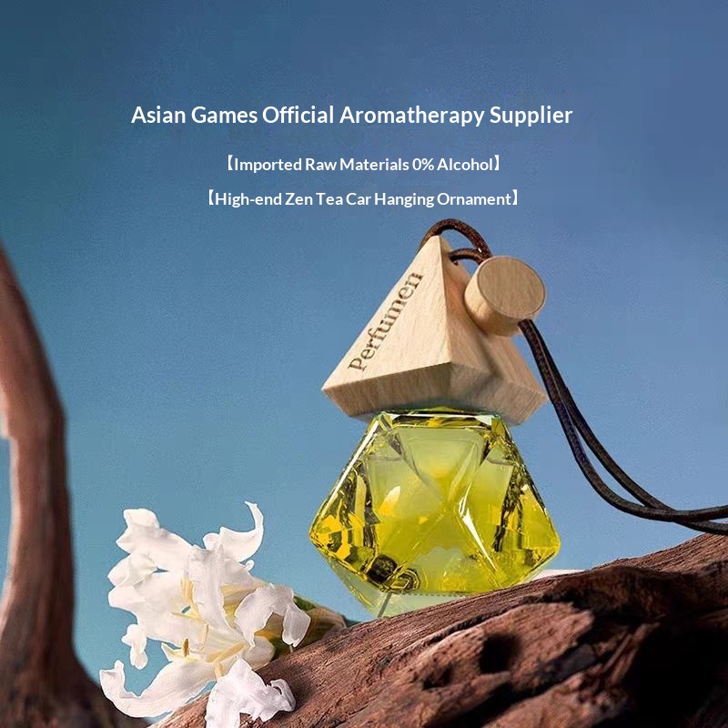 All-Season Hotel Aromatherapy Hanging Zen Tea Scent Interior Essential Oil Ornament Odor Removal Car Perfume Pendant_voghion.com