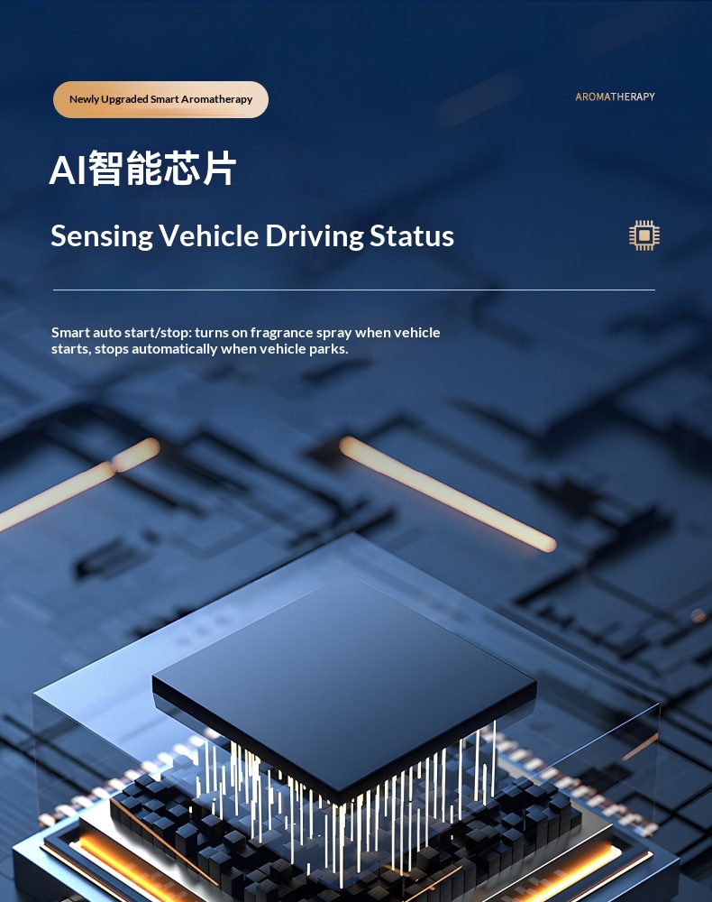 Ai Intelligent Car Air Freshener Automatic Fragrance Diffuser_voghion.com