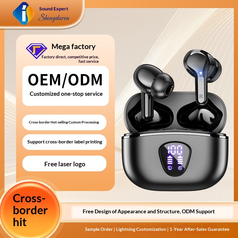 2026 Private Model Noise-Cancelling Clear Call TWS draadloze oordopjes met oplaadcase, compact en met lange batterijduur_voghion.com