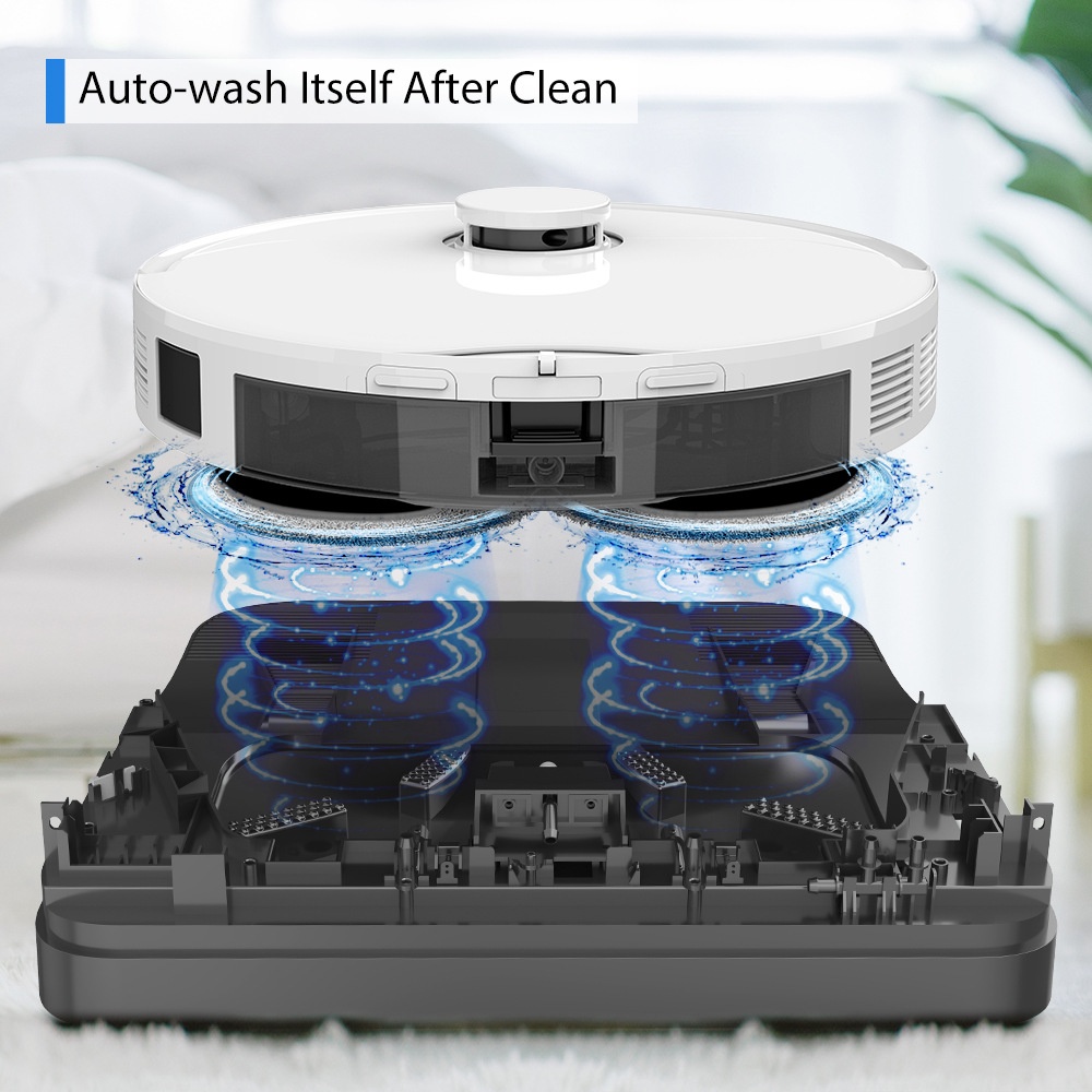 X20 Self-Cleaning Robot - Household Fully Automatic Hot Air Drying, Sterilization, Sweeping, Suction, And Mopping_voghion.com