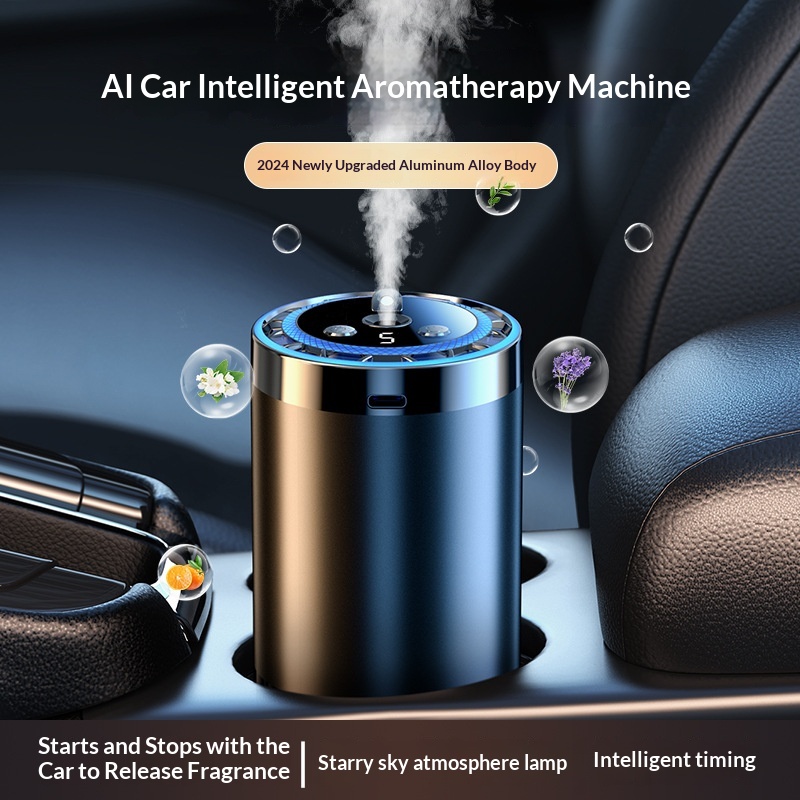 Cross-Border New Product AI Intelligent Sensor Perfume Aromatherapy Car Accessories High-End Automatic Fragrance Machine_voghion.com