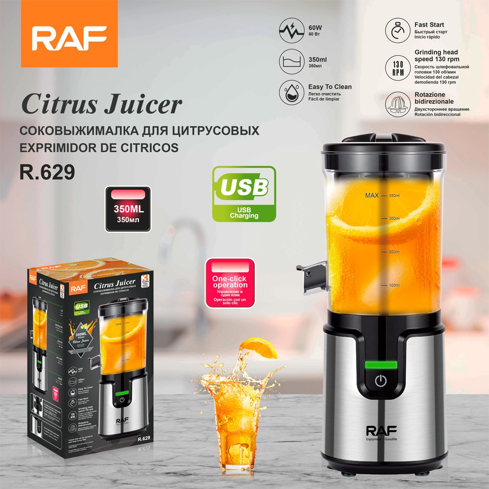 RAF European Standard Cross-Border Pure Fruit Machine, Fully Automatic Household Separator, Freshly Squeezed Electric_voghion.com