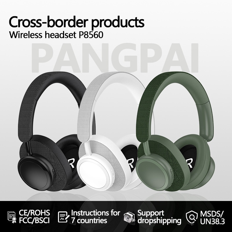 New Cross-Border Hot-Selling Wireless Over-Ear Headphones With Deep Bass, Patch Technology, Long Battery Life,_voghion.com