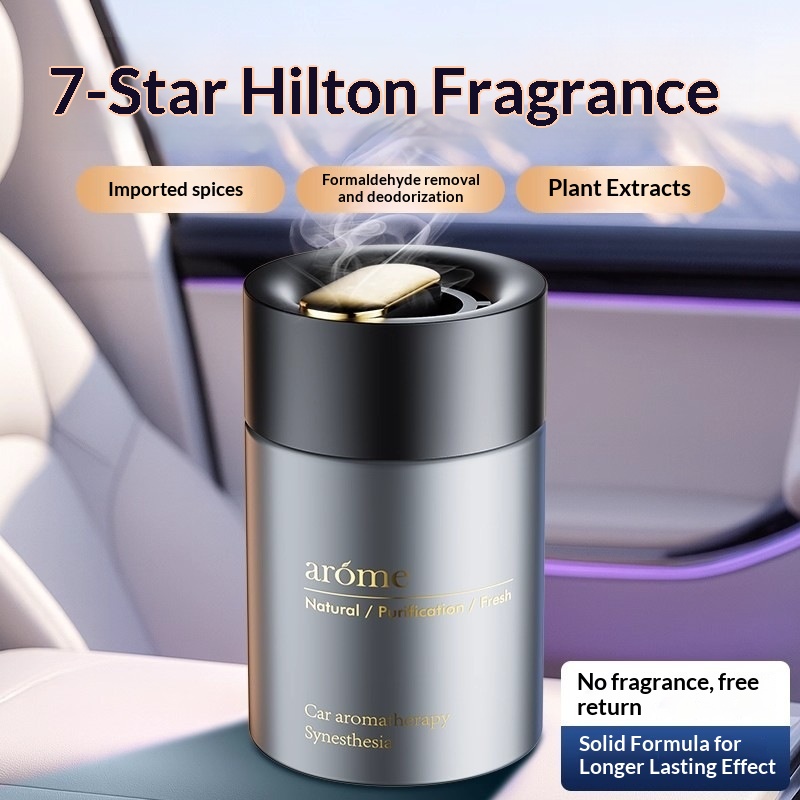 Hilton Hotel - High-end Car Aromatherapy Solid Balm With Long-lasting Fragrance And Odor Removal_voghion.com