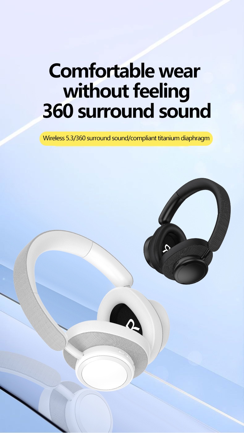 Bluetooth Headphones Wireless Over Ear With Deep Bass And Battery_voghion.com