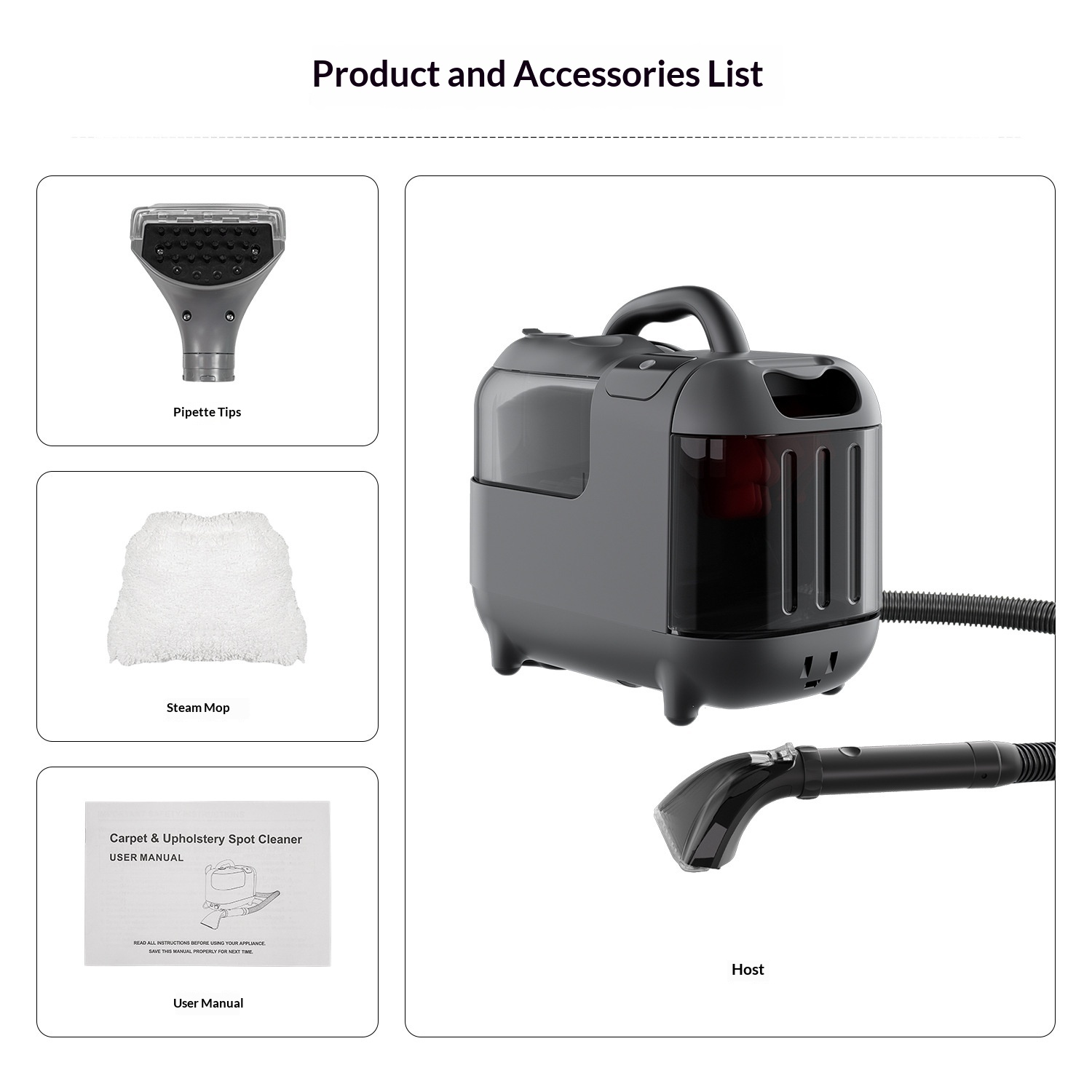 Aangepaste W06 textielreinigingsmachine, huishoudelijke stoomsterilisator met hoge temperatuur voor banken, tapijten en matrassen._voghion.com