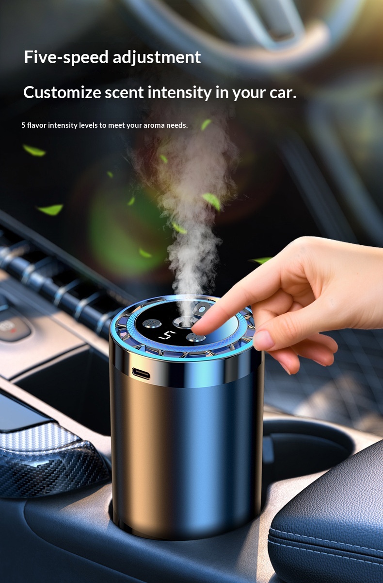 Ai Intelligent Car Air Freshener Automatic Fragrance Diffuser_voghion.com