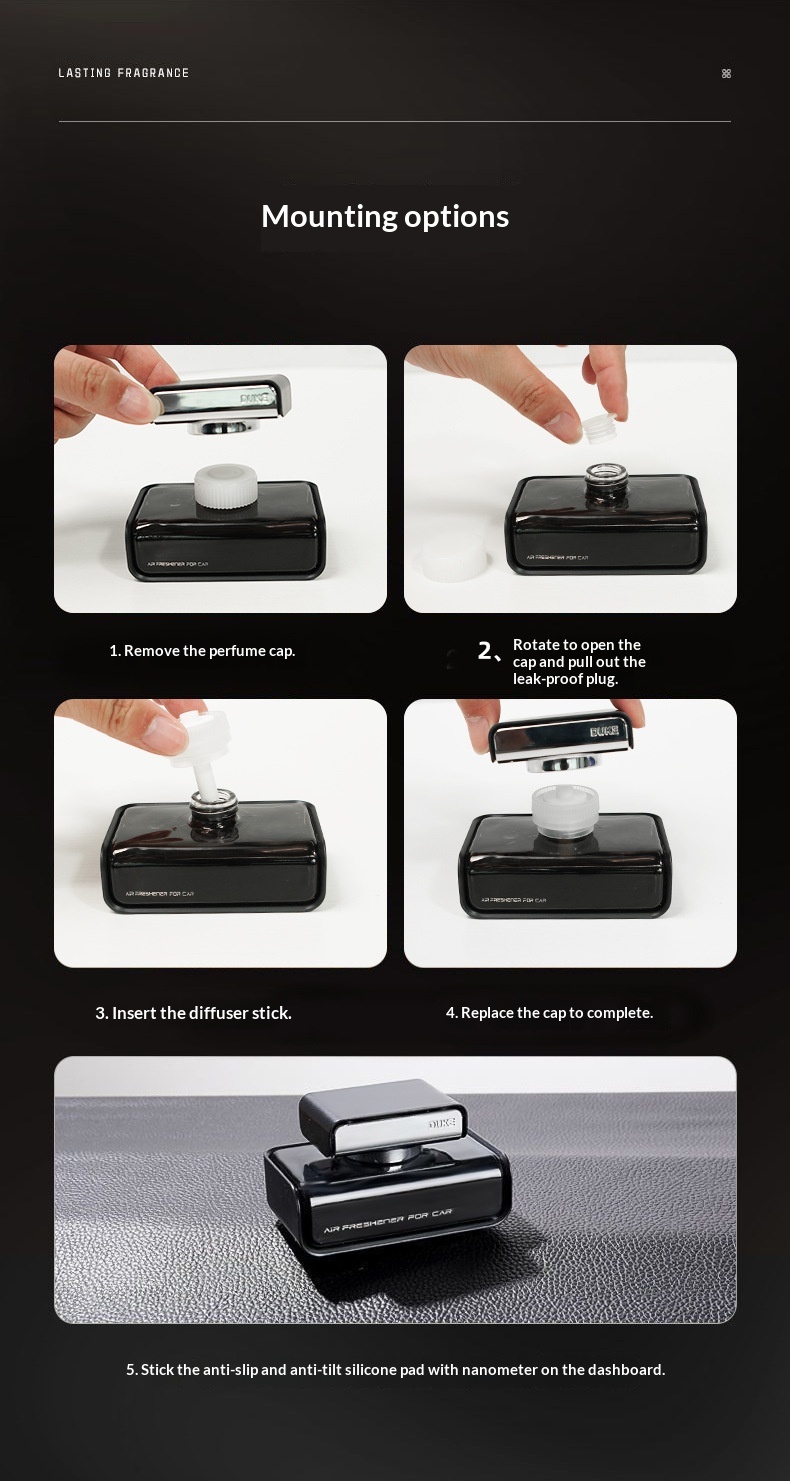 Klassisk bil luftfrisker elegant duft til interiør_voghion.com