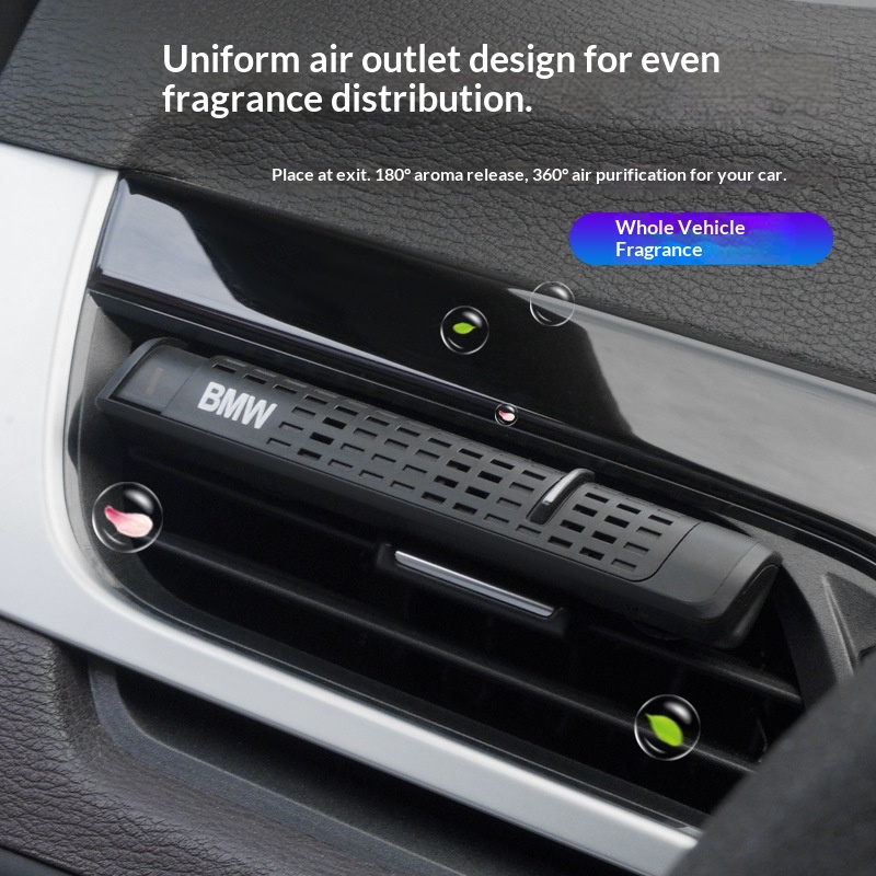 Suitable For BMW Stick Air Vent Holder Car Perfume Fragrance Lily Of The Valley Aromatherapy_voghion.com