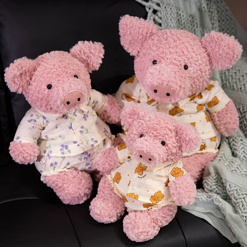 Cross-border Barnabas Pajamas Pink Pig Children's Comfort Companion Sleeping Plush Toy Doll Gift For Girls_voghion.com