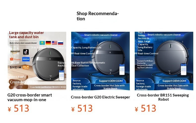 New Product Personalized Robot Vacuum-Wi-Fi Connectivity_voghion.com