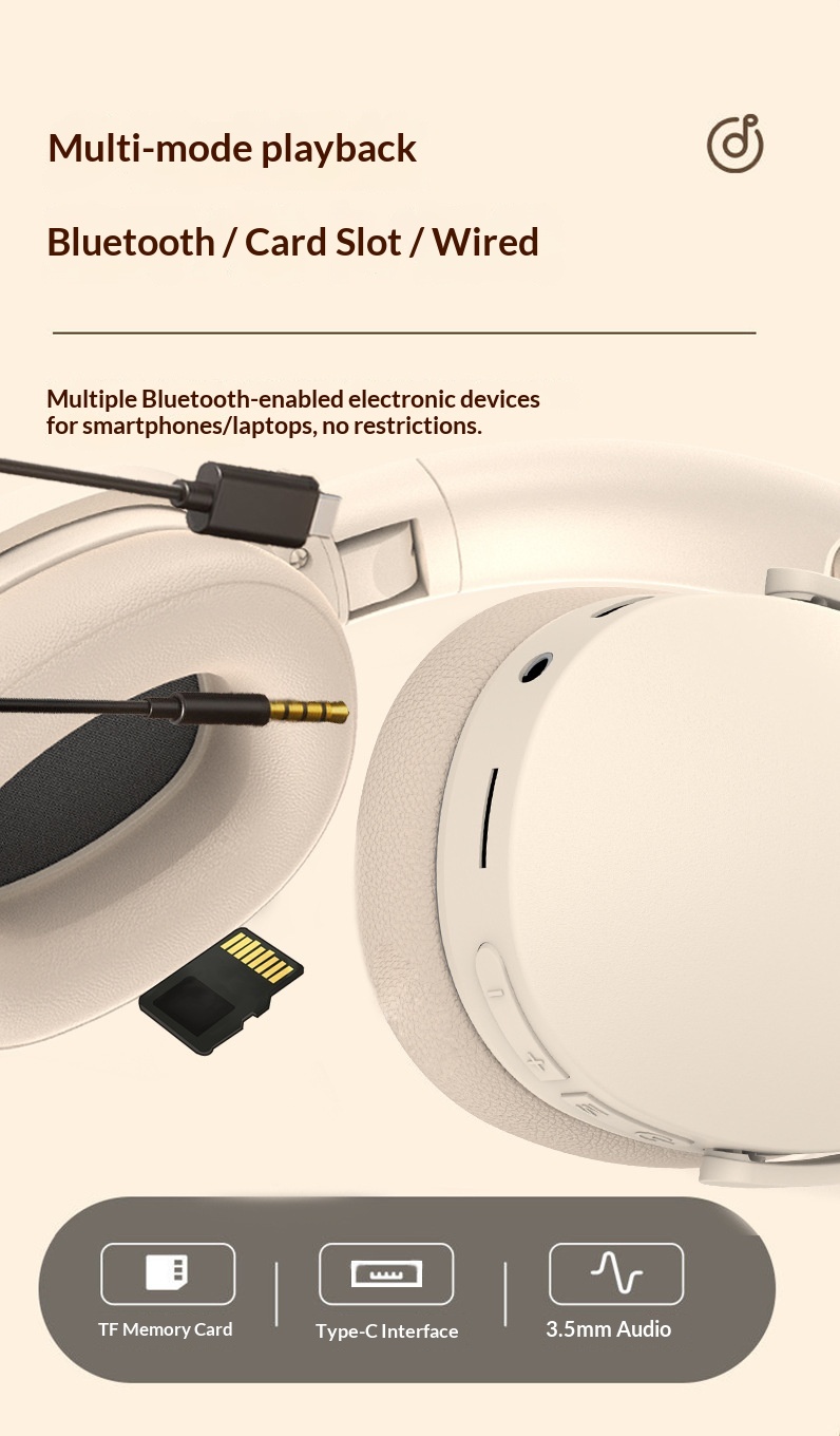 Wireless Over-ear Bluetooth Headphones With Heavy Bass For Gaming_voghion.com