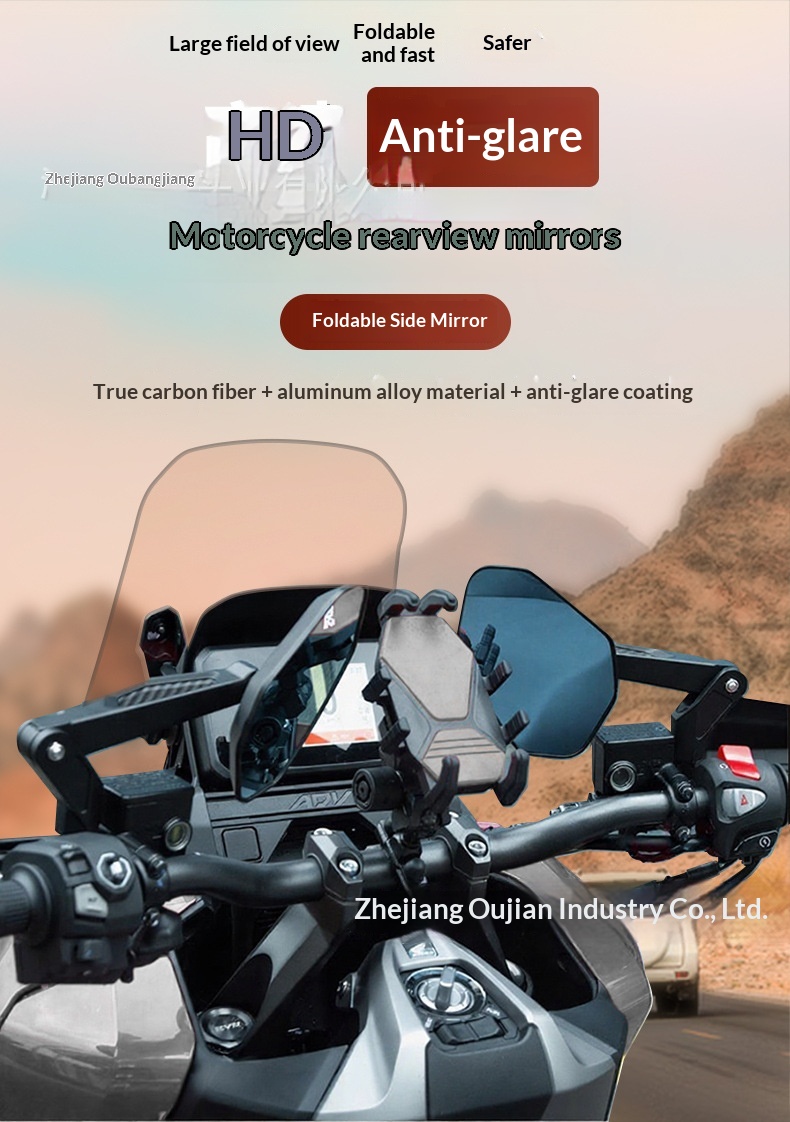 Vikbart sidospegelkit för bmw r1250gs adv i kolfiberlook_voghion.com