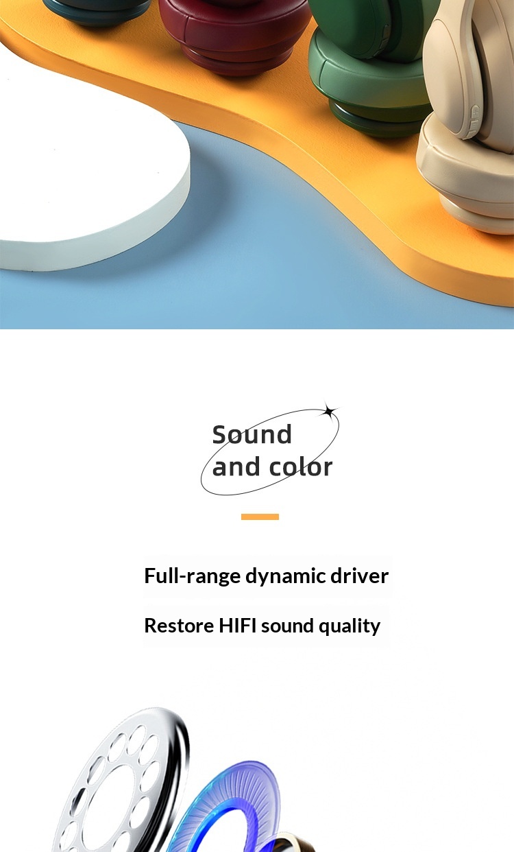 Wireless Over-ear Bluetooth Headphones Noise Cancelling Gaming_voghion.com