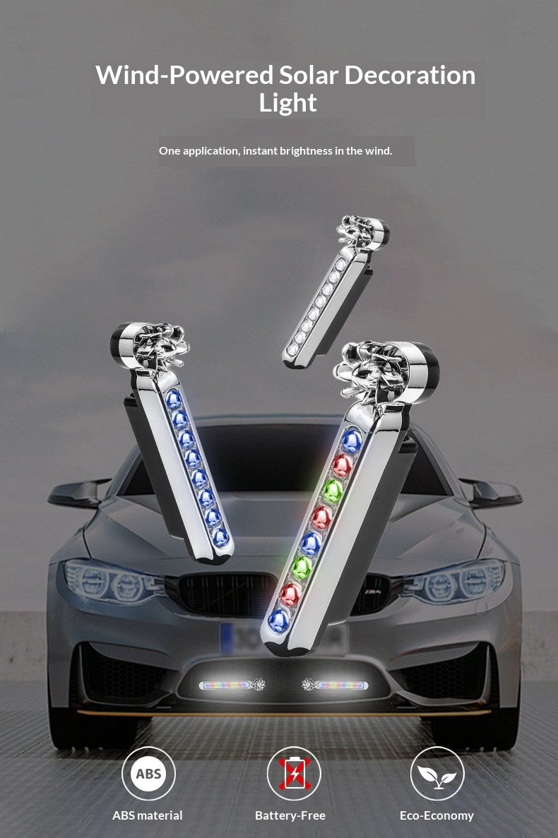 Power Running Car Blinkende Energie LED Daytime Wind Light Keine Verkabelung erforderlich_voghion.com