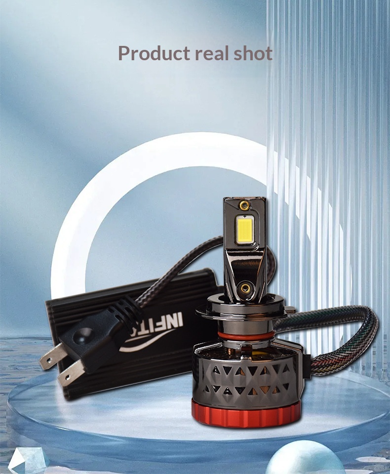 240W High Power Integrated H11 LED Light H7 Low Beam H4 Bulb Car Headlight_voghion.com