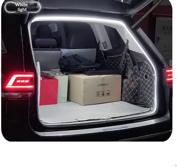 Activate Scanning Universal Car Interior Liing Atmosphere Strip Modification Decoration LED Automatic Sensor Trunk_voghion.com