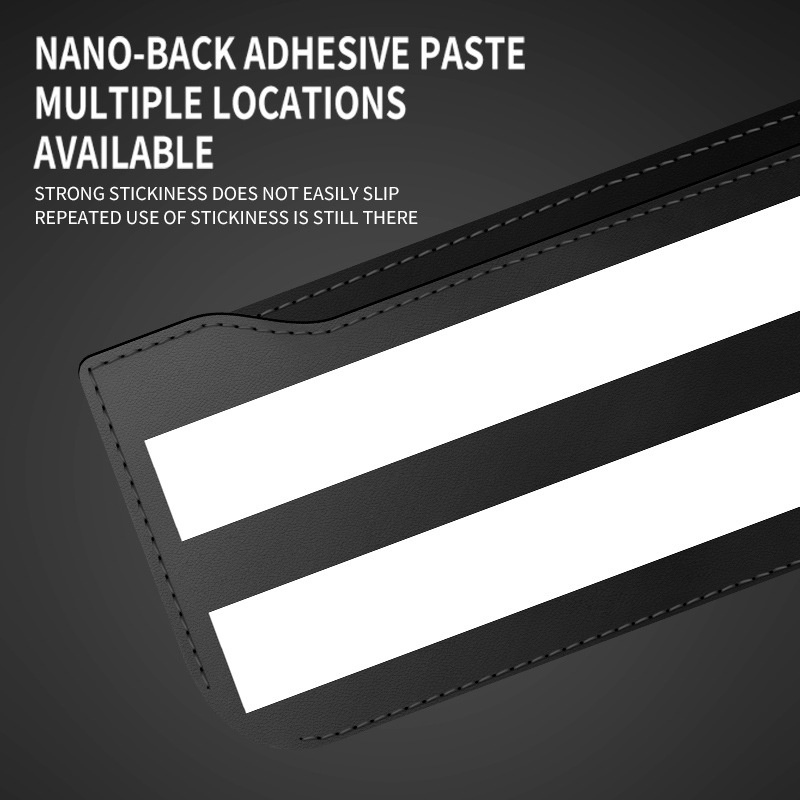 Netvak voor bonnetjes, pasjes, telefoon, multifunctionele opbergtas aan de zijkant, complete auto-interieuraccessoires_voghion.com