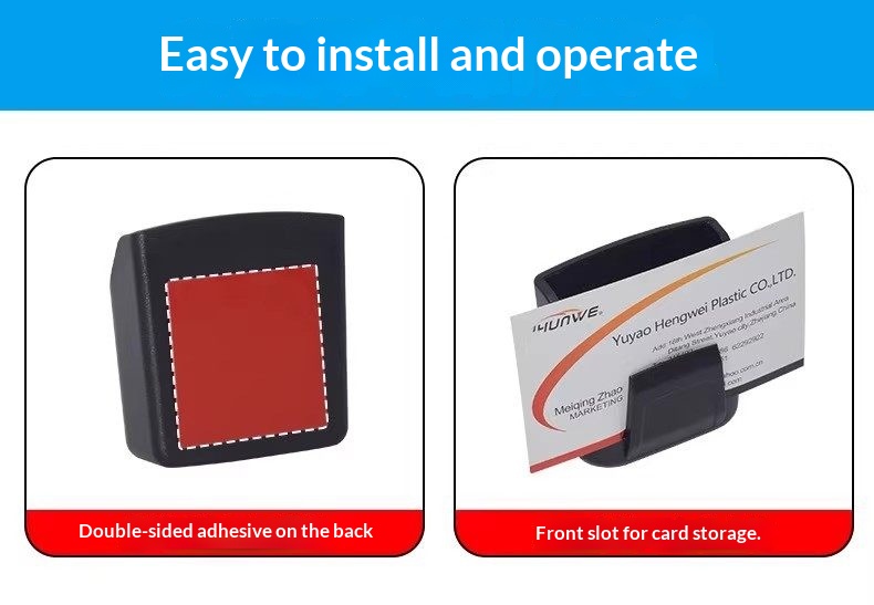 Scatola portaoggetti multifunzione per telecomando nella console centrale dell'auto, porta carte, gancio portachiavi_voghion.com