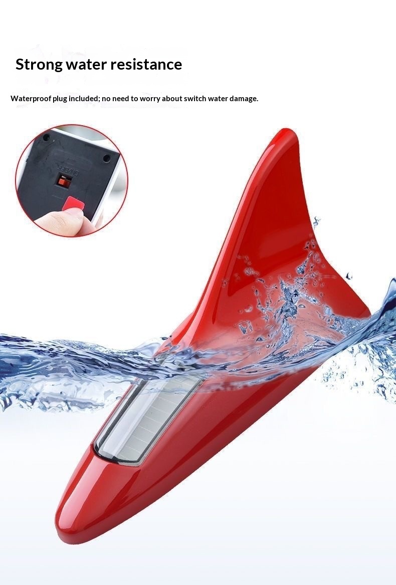 Luce posteriore antinebbia solare a pinna di squalo led_voghion.com