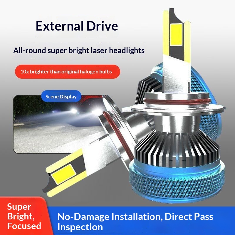 Super LED Modified Laser 9006 Super Bright Headlight H1h4 Bulb H7 Car Light 9005h11_voghion.com