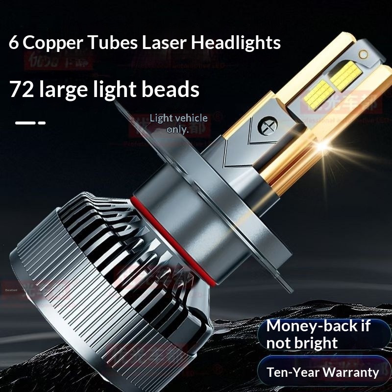 Youguang Car Laser Headlight LED Front H4 71 Lens Bulb Near And Far Integrated Strong Light Super Bright 12V 24V 5_voghion.com