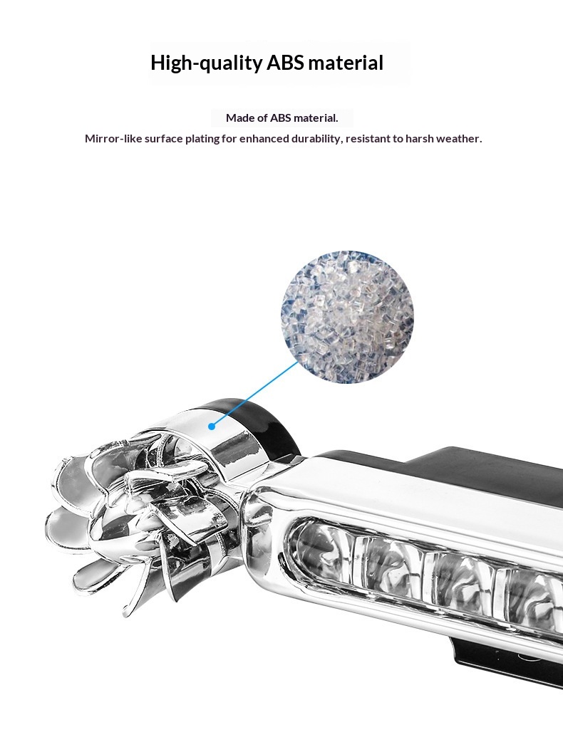Power Running Car Blinkende Energie LED Daytime Wind Light Keine Verkabelung erforderlich_voghion.com