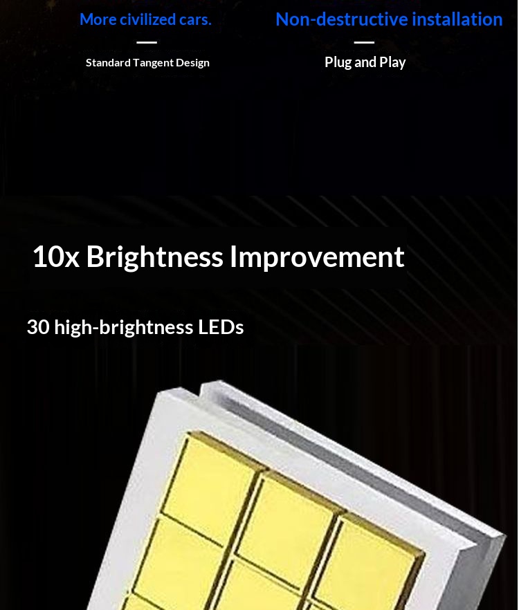 Led Car Headlight Bulbs Bright Laser Style High Performance_voghion.com
