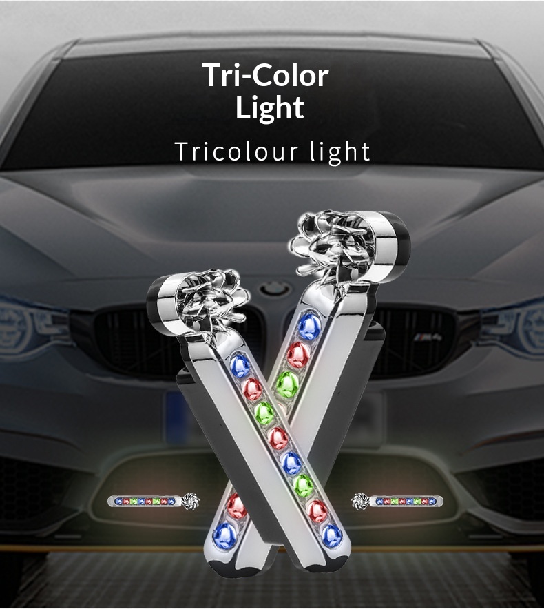 Power Running Car Blinkende Energie LED Daytime Wind Light Keine Verkabelung erforderlich_voghion.com