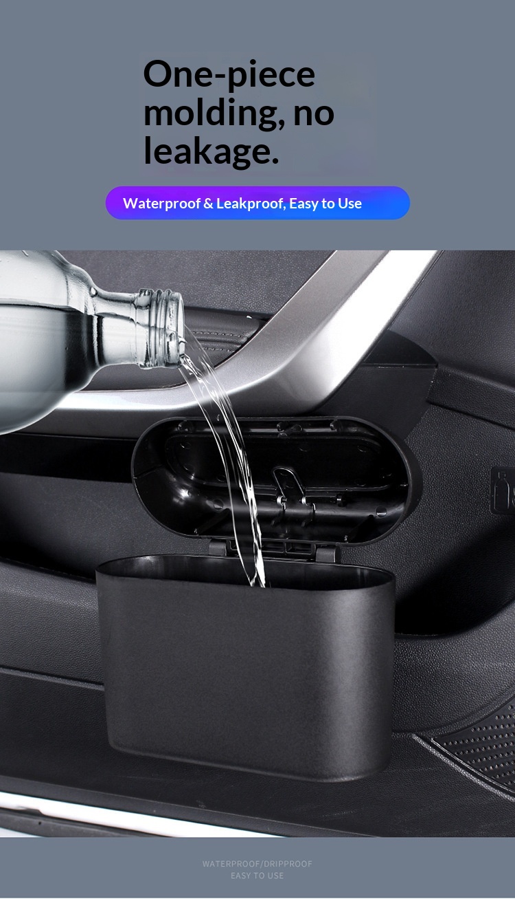 Cestino da appendere alla portiera dell'auto, pratico e multifunzionale, ideale per la fila anteriore._voghion.com