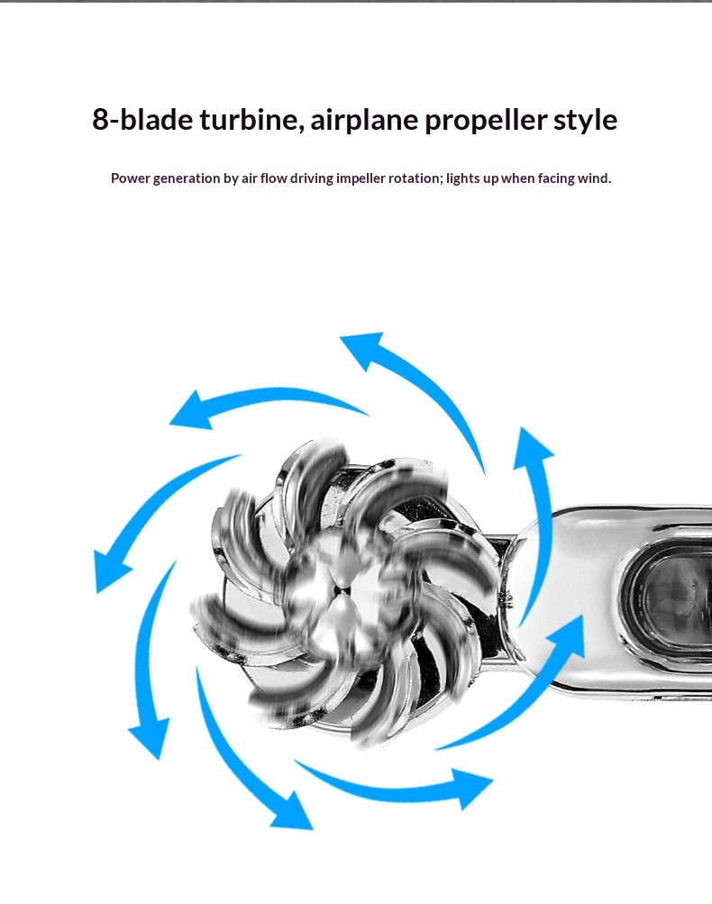 Power Running Car Blinkende Energie LED Daytime Wind Light Keine Verkabelung erforderlich_voghion.com