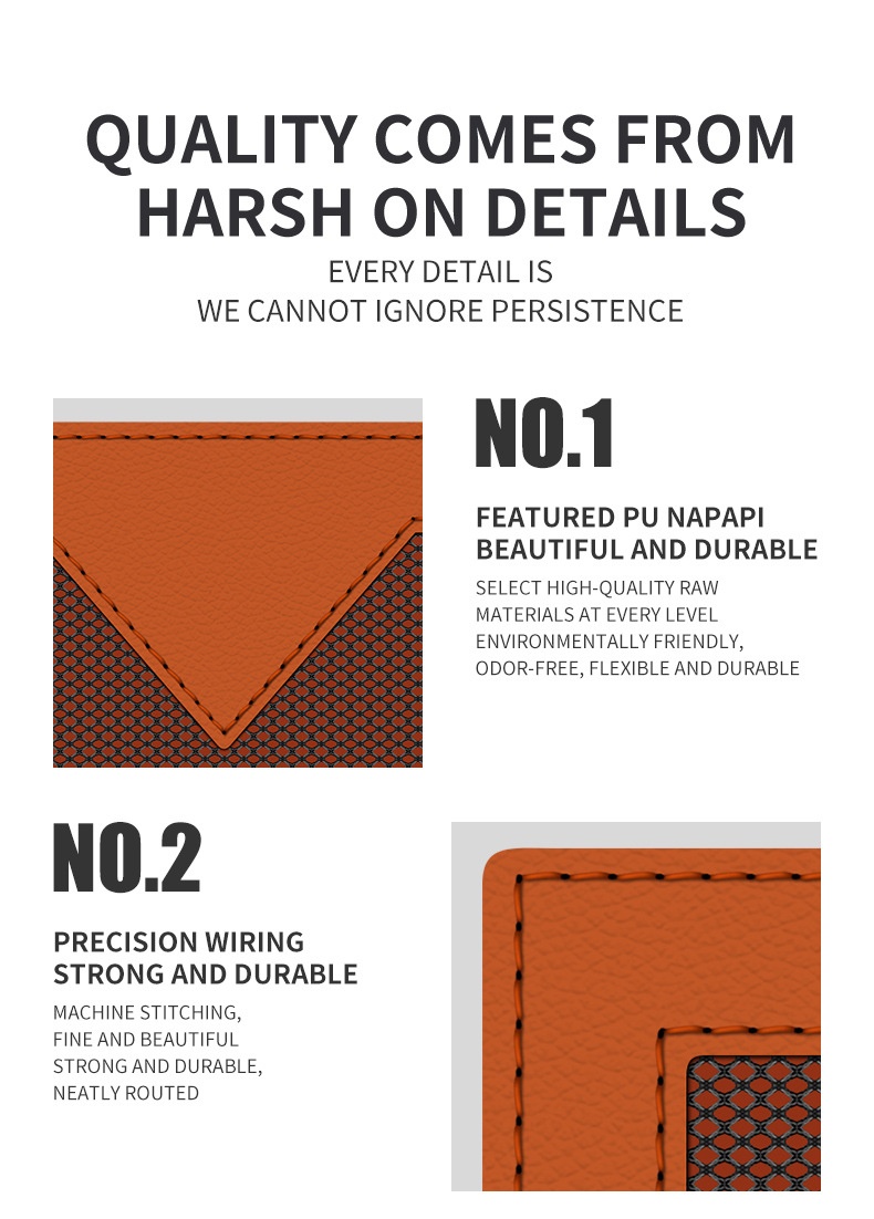 Netvak voor bonnetjes, pasjes, telefoon, multifunctionele opbergtas aan de zijkant, complete auto-interieuraccessoires_voghion.com