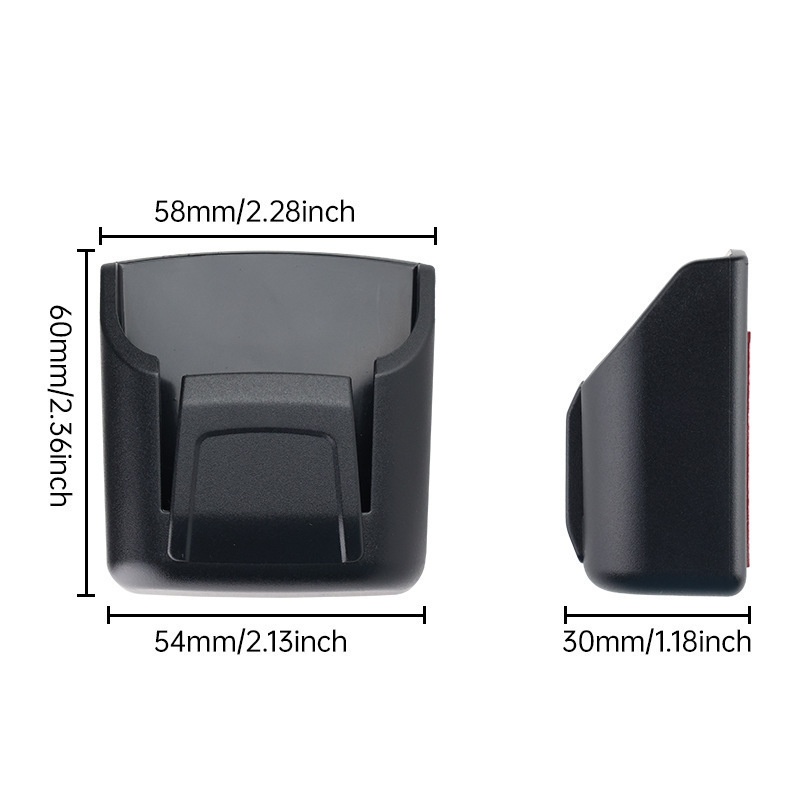 Scatola portaoggetti multifunzione per telecomando nella console centrale dell'auto, porta carte, gancio portachiavi_voghion.com