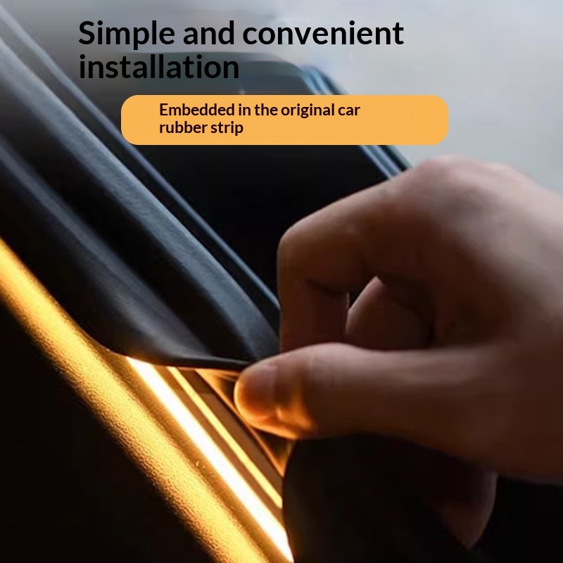 Activate Scanning Universal Car Interior Liing Atmosphere Strip Modification Decoration LED Automatic Sensor Trunk_voghion.com