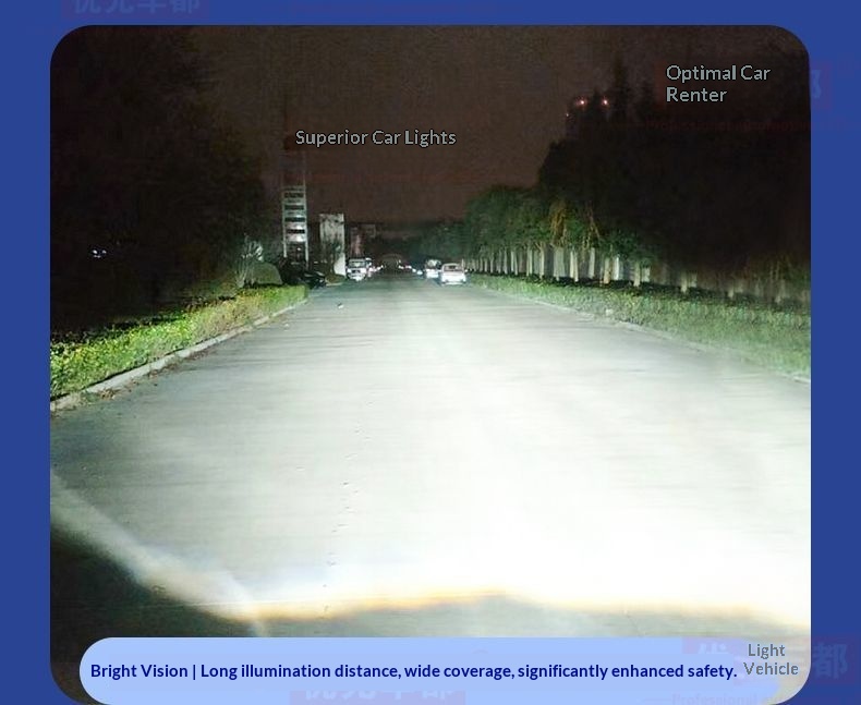 Youguang Car Laser Headlight LED Front H4 71 Lens Bulb Near And Far Integrated Strong Light Super Bright 12V 24V 5_voghion.com