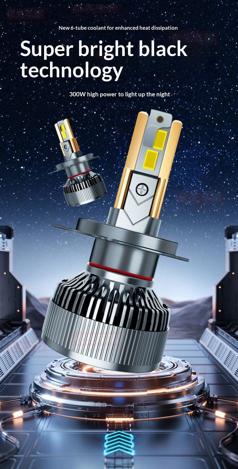 Youguang Car Laser Headlight LED Front H4 71 Lens Bulb Near And Far Integrated Strong Light Super Bright 12V 24V 5_voghion.com