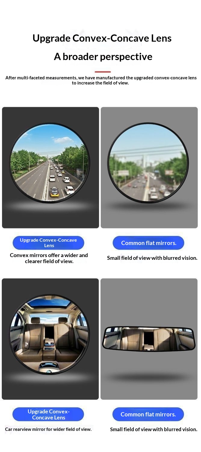 Espejo retrovisor bebé gran angular para coche observación_voghion.com