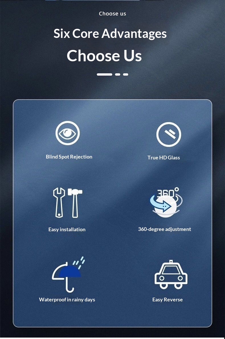 Espejo retrovisor bebé gran angular para coche observación_voghion.com