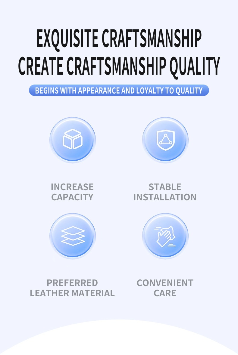 Netvak voor bonnetjes, pasjes, telefoon, multifunctionele opbergtas aan de zijkant, complete auto-interieuraccessoires_voghion.com