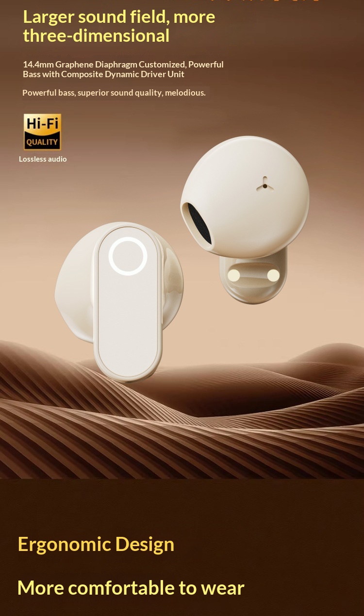 Wireless Noise-canceling Bluetooth Earphones With Long Battery_voghion.com