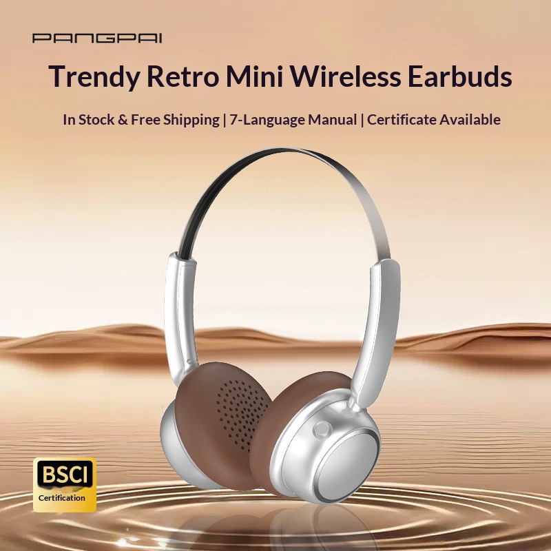 Cuffie bluetooth wireless retro con lunga durata della batteria_voghion.com