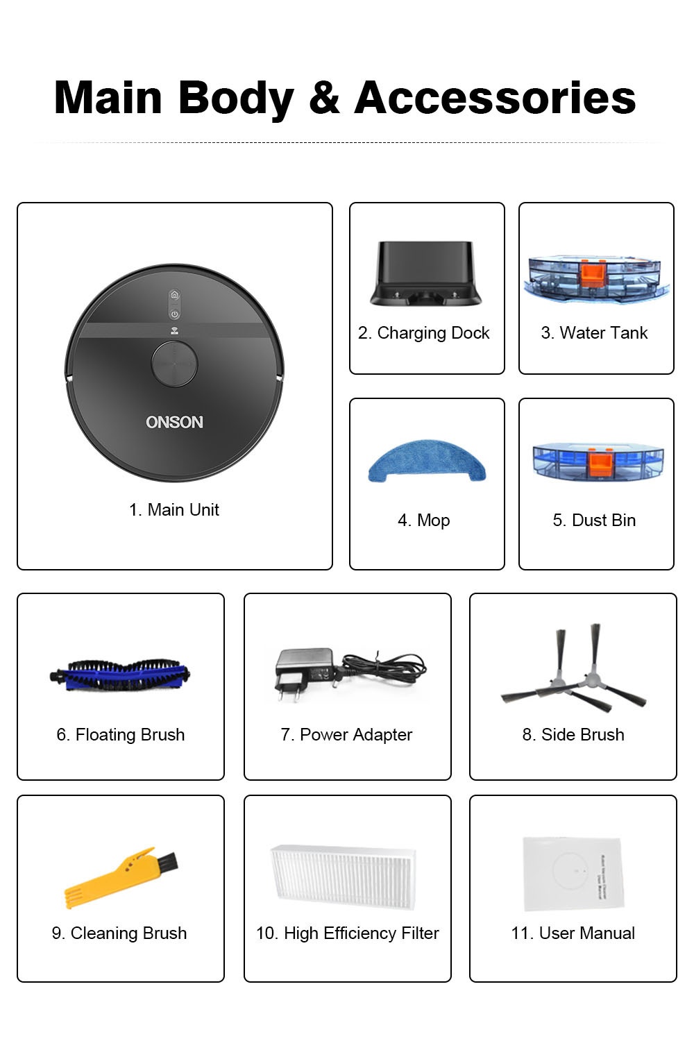 Cross-border X6 Robot Cleaner With Intelligent Laser Navigation, APP Remote Control, Automatic Obstacle Avoidance, And_voghion.com