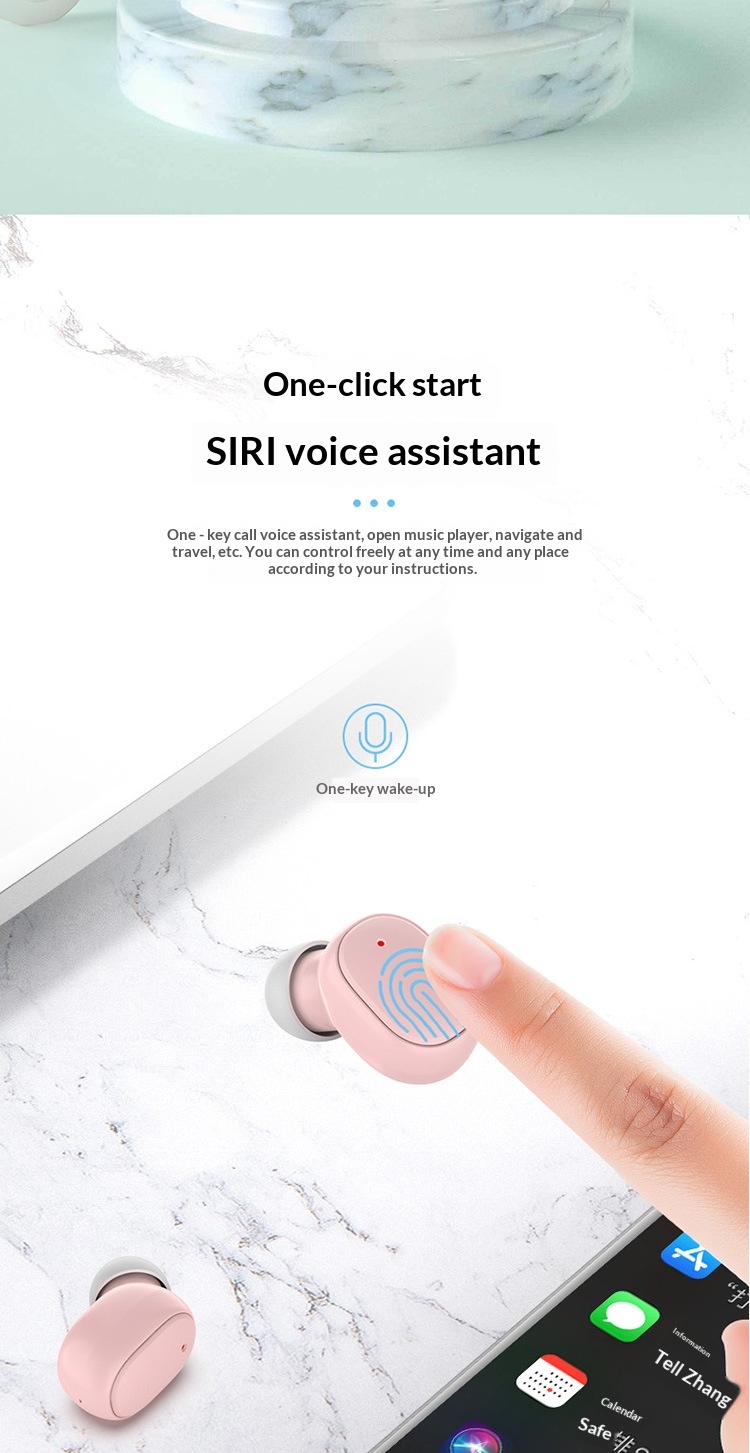 A6s Tws Wireless Bluetooth Earphones With Noise Cancelling Stereo_voghion.com