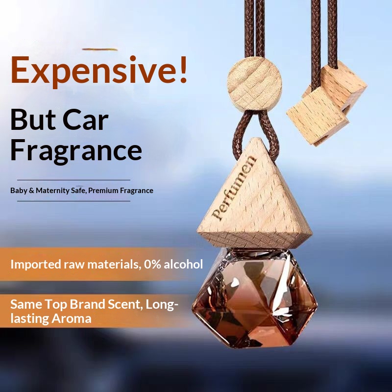 All-Season Hotel Aromatherapy Hanging Zen Tea Scent Interior Essential Oil Ornament Odor Removal Car Perfume Pendant_voghion.com