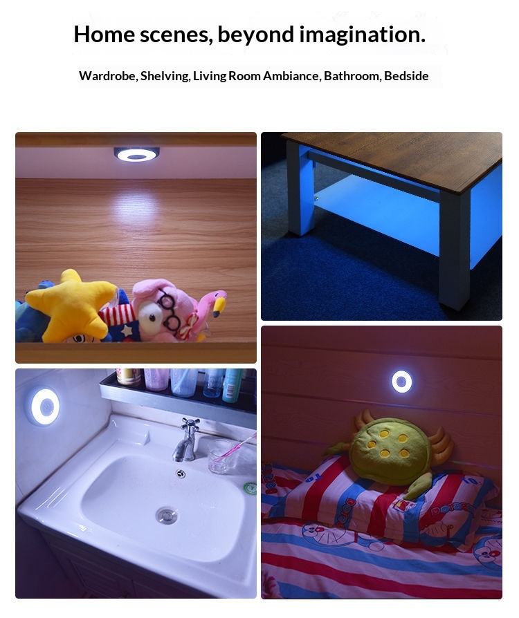 Éclairage LED sans installation pour coffre arrière, plafonnier de lecture intérieur de voiture_voghion.com