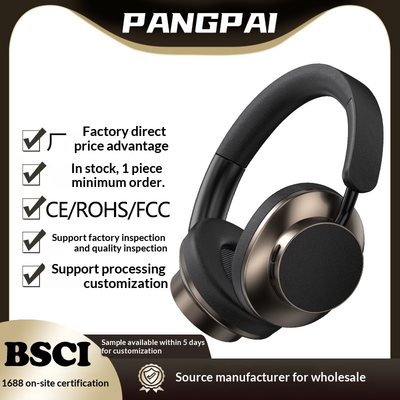 Cuffie bluetooth rétro wireless over-ear in pelle confort_voghion.com