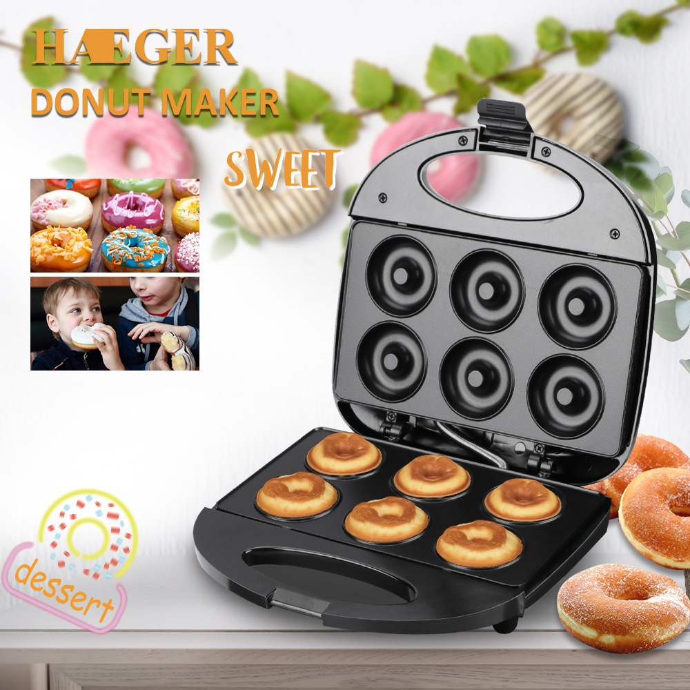RAF EU Standard Household Breakfast Donut Fully Automatic Mini Round Cake Double-Sided Heating Electric Griddle Light_voghion.com